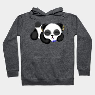 Sleepy Goth Panda Hoodie